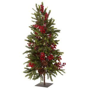 Artificial Christmas Trees | 36" Pine & Berry Christmas Tree Artificial Christmas Trees Artificial Christmas Trees