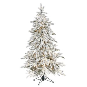 Artificial Christmas Trees | 5' Flocked Grand Northern Rocky Fir Artificial Christmas Tree Artificial Christmas Trees Artificial Christmas Trees