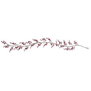 Artificial Garlands | 6' Red Berry Artificial Garland (Set of 2) Artificial Garlands Artificial Garlands