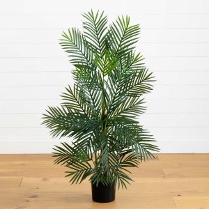 Artificial Palm Trees | 3.5' Areca Palm Tree UV Resistant (Indoor/Outdoor) Artificial Palm Trees Artificial Palm Trees