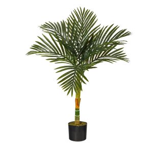 Artificial Palm Trees | 3’ Single Stalk Golden Cane Artificial Palm Tree Artificial Palm Trees Artificial Palm Trees