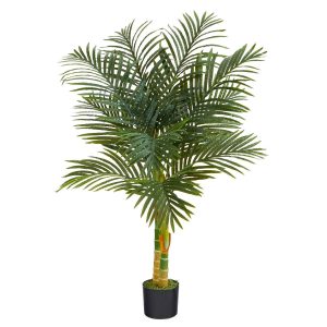 Artificial Palm Trees | 4’ Double Stalk Golden Cane Artificial Palm Tree Artificial Palm Trees Artificial Palm Trees