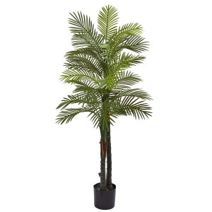 Artificial Palm Trees | 5.5’ Double Robellini Palm Tree UV Resistant (Indoor/Outdoor) Artificial Palm Trees Artificial Palm Trees