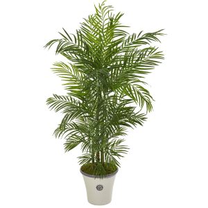 Artificial Palm Trees | 6' Areca Palm Artificial Tree in Planter(Indoor/Outdoor) Artificial Palm Trees Artificial Palm Trees