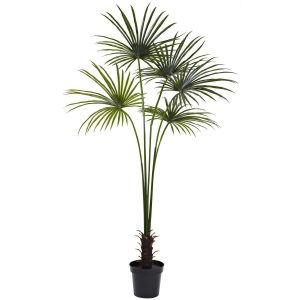 Artificial Palm Trees | 7’ Fan Palm Tree UV Resistant (Indoor/Outdoor) Artificial Palm Trees Artificial Palm Trees