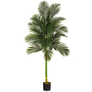 Artificial Palm Trees | 7’ Single Stalk Golden Cane Artificial Palm Tree Artificial Palm Trees Artificial Palm Trees