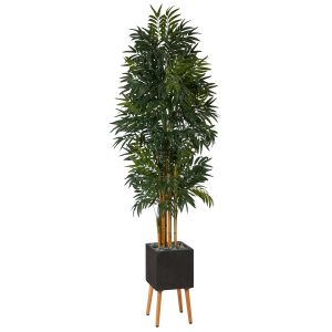 Artificial Palm Trees | 80" Phoenix Artificial Palm tree in Black Planter with Stand Artificial Palm Trees Artificial Palm Trees