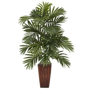 Artificial Palm Trees | Areca Palm Bamboo Vase Silk Plant Artificial Palm Trees Artificial Palm Trees