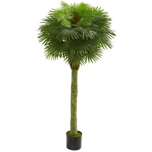 Artificial Palm Trees | Fan Palm Artificial Tree UV Resistant (Indoor/Outdoor) Artificial Palm Trees Artificial Palm Trees