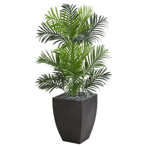 Artificial Palm Trees | Paradise Palm Artificial Tree in Black Planter Artificial Palm Trees Artificial Palm Trees