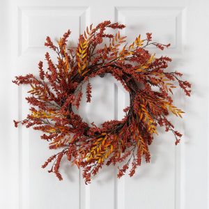 Artificial Wreaths | 18" Harvest Berry Artificial Wreath Artificial Wreaths Artificial Wreaths