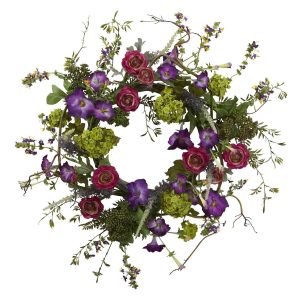 Artificial Wreaths | 20" Veranda Garden Wreath Artificial Wreaths Artificial Wreaths