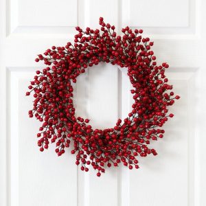 Artificial Wreaths | 22" Berry Wreath Artificial Wreaths Artificial Wreaths