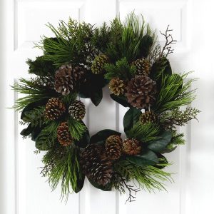 Artificial Wreaths | 28" Pine Cone and Pine Wreath Artificial Wreaths Artificial Wreaths