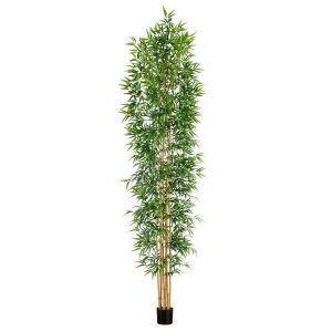 Bamboo Trees | 12' Artificial Bamboo Tree with Real Bamboo Trunks Artificial Trees Bamboo Trees