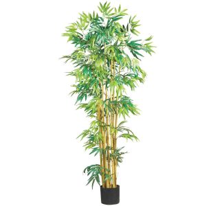 Bamboo Trees | 5' Multi Bambusa Bamboo Silk Tree Artificial Trees Bamboo Trees