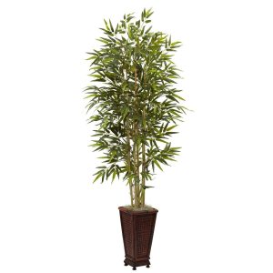 Bamboo Trees | 6' Bamboo Tree Decorative Planter Artificial Trees Bamboo Trees