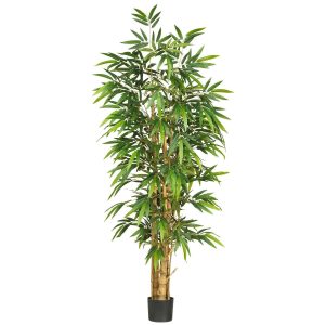 Bamboo Trees | 6' Belly Bamboo Silk Tree Artificial Trees Bamboo Trees