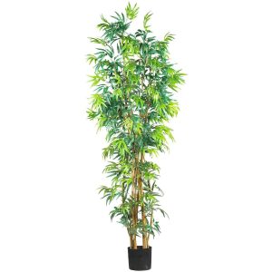 Bamboo Trees | 7' Fancy Style Bamboo Silk Tree Artificial Trees Bamboo Trees