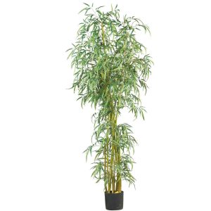 Bamboo Trees | 7′ Fancy Style Slim Bamboo Silk Tree Artificial Trees Bamboo Trees