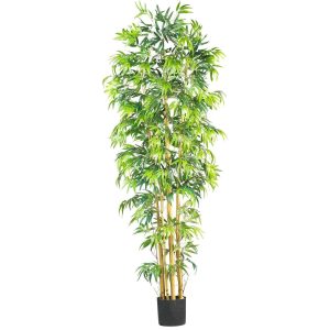 Bamboo Trees | 7′ Multi Bambusa Bamboo Silk Tree Artificial Trees Bamboo Trees