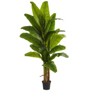 Banana Trees | 7.5’ Banana Artificial Tree Artificial Trees Banana Trees