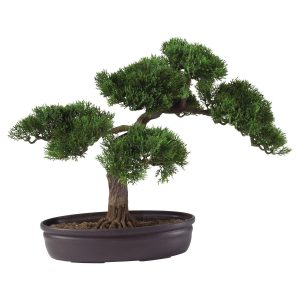 Bonsai Trees | Cedar Bonsai 16" Silk Plant" Artificial Trees Bonsai Trees