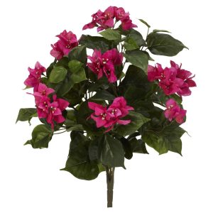 Bougainvilleas | 20" Bougainvillea Artificial Plant (Set of 3) Artificial Flowers Bougainvilleas