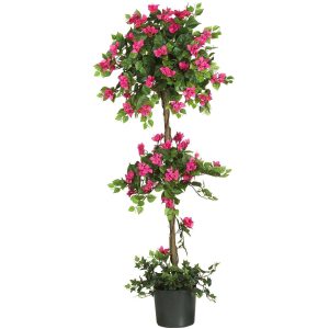 Bougainvilleas | 5′ Mini Bougainvillea Topiary Artificial Flowers Bougainvilleas