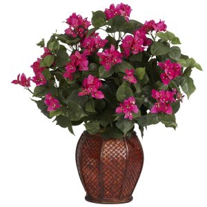 Bougainvilleas | Bougainvillea Vase Silk Plant Artificial Flowers Bougainvilleas