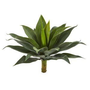 Bushes | 19" Large Agave Artificial Plant (Set of 2) Artificial Plants Bushes