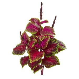 Bushes | 23" Coleus Bush Artificial Plant (Set of 6) Artificial Plants Bushes