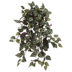 Bushes | 23" Wandering Jew Hanging Artificial Plant (Set of 4) Artificial Plants Bushes