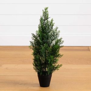 Cedar Trees | 2' Mini Cedar Pine Tree (Indoor/Outdoor) Artificial Trees Cedar Trees