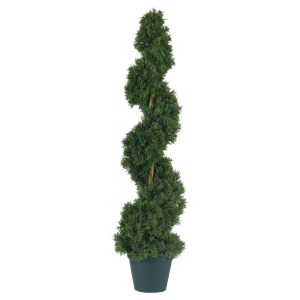 Cedar Trees | 3' Cedar Spiral Silk Tree (In-door/Out-door) Artificial Trees Cedar Trees