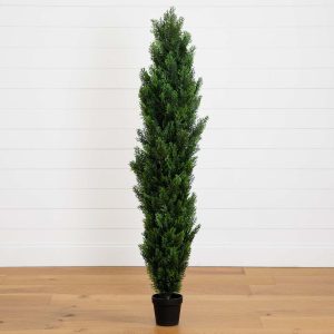 Cedar Trees | 5′ Mini Cedar Pine Tree (Indoor/Outdoor) Artificial Trees Cedar Trees