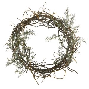 Christmas Wreaths & Garlands | 17" Frosted Twig Wreath Christmas Wreaths & Garlands Christmas Wreaths & Garlands