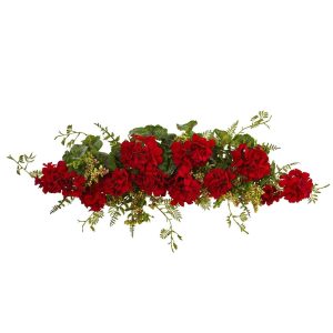 Christmas Wreaths & Garlands | 32" Geranium and Berry Swag Christmas Wreaths & Garlands Christmas Wreaths & Garlands