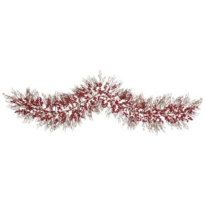 Christmas Wreaths & Garlands | 6' Red Berry Artificial Christmas Garland Christmas Wreaths & Garlands Christmas Wreaths & Garlands