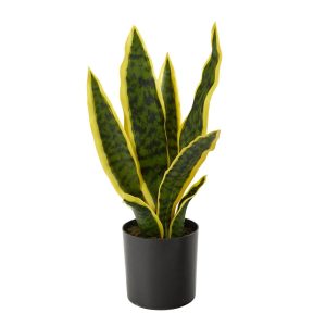 Desk Plants | 14" Sansevieria Artificial Plant Artificial Plants Desk Plants