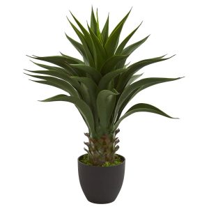 Desk Plants | 28" Agave Artificial Plant Artificial Plants Cactus