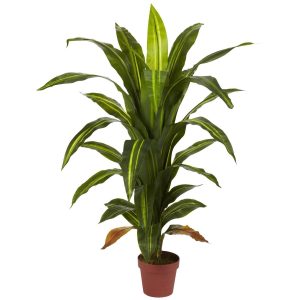 Dracaena Trees | 4' Dracaena Silk Plant (Real Touch) Artificial Plants Dracaena Trees