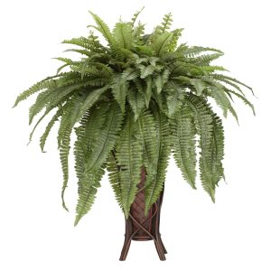 Ferns | Boston Fern w/Stand Silk Plant Artificial Plants Ferns