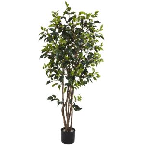 Ficus Trees | 5′ Ficus Bushy Silk Tree Artificial Trees Ficus Trees