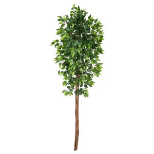 Ficus Trees | 6' Artificial Double Trunk Ficus Tree (No Pot) Artificial Trees Ficus Trees