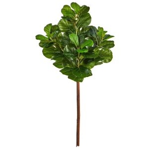 Fiddle Leaf Fig Trees | 4.5' Artificial Fiddle Leaf Tree (No Pot) Artificial Trees Fiddle Leaf Fig Trees