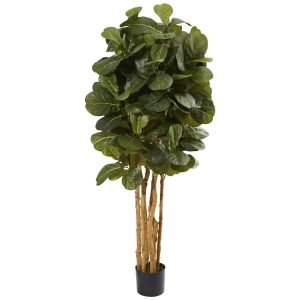 Fiddle Leaf Fig Trees | 5’ Artificial Fiddle Leaf Fig Tree Artificial Trees Fiddle Leaf Fig Trees