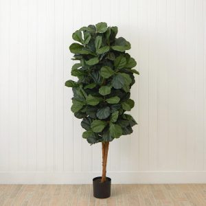 Fiddle Leaf Fig Trees | 6' Artificial Fiddle Leaf Fig Tree Artificial Trees Fiddle Leaf Fig Trees