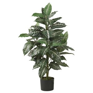 Floor Plants | 3' Zebra Silk Plant Artificial Plants Floor Plants