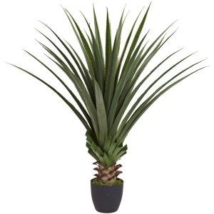 Floor Plants | 4' Spiked Agave Plant Artificial Plants Cactus